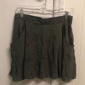 Green old navy skirt